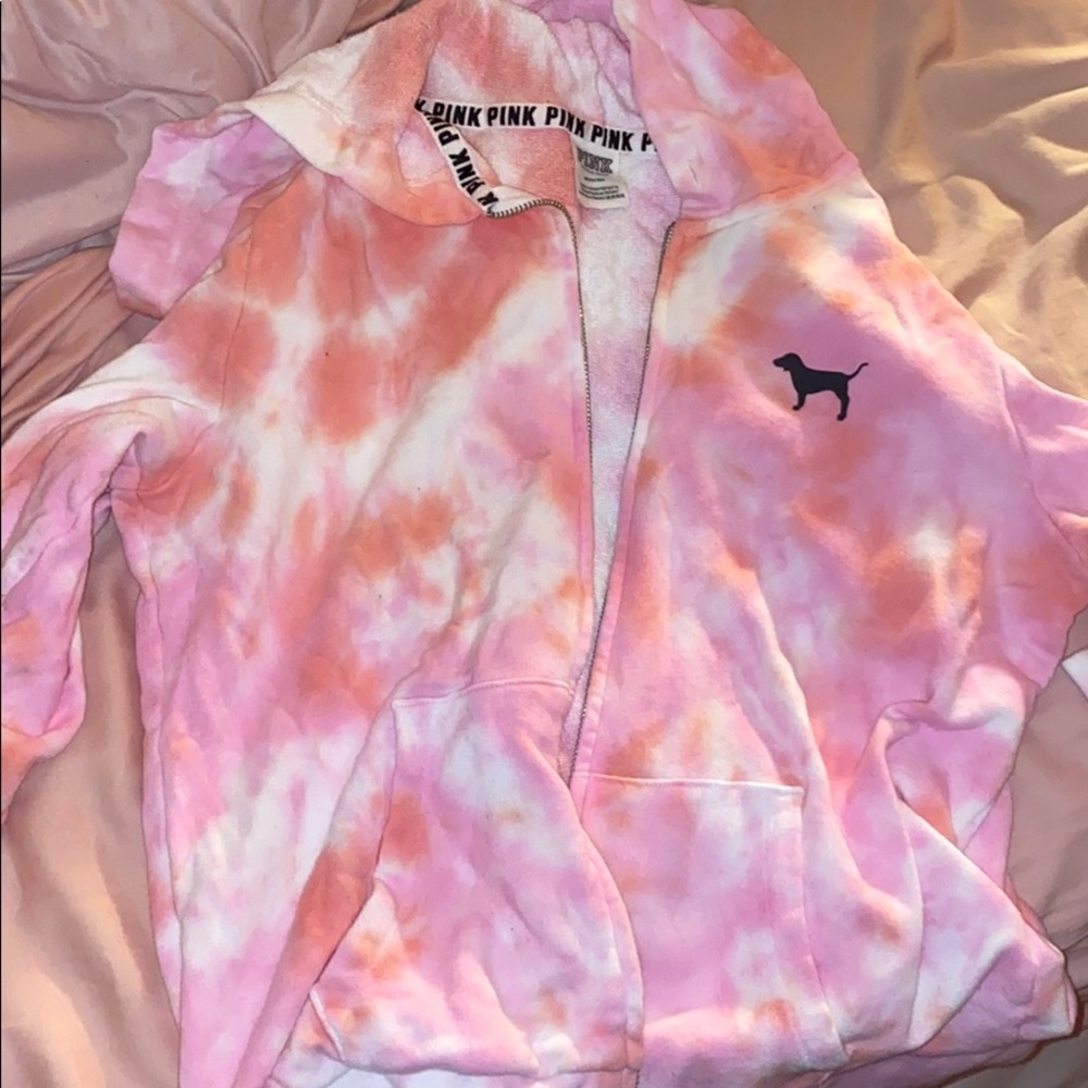 Pink VS Zip Up Hoodie